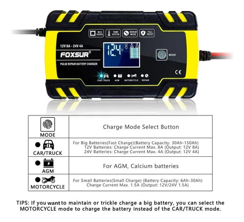 SafeStart® Cargador de Batería