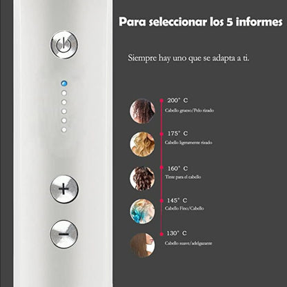 Cepillo Alaciador Cerámico Portátil